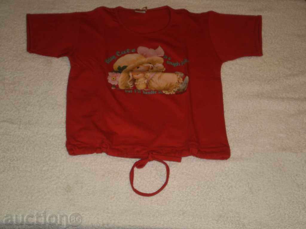 Κεράσι κόκκινο μέγεθος T-Shirt 104/110 cm, νέα