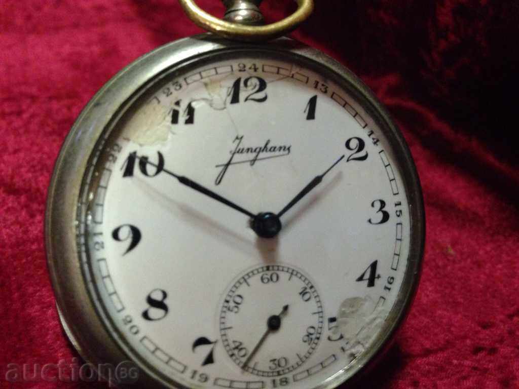 Junghans-bărbați ceas de buzunar cu preț € 100.00 | 195.58 BGN Junghans-bărbați ceas de buzunar cu preț € 100.00 | 195.58 BGN