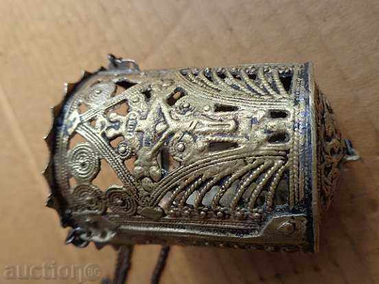 Delivery of Old bronze candlestick, icon, religion, cross Delivery of Old bronze candlestick, icon, religion, cross