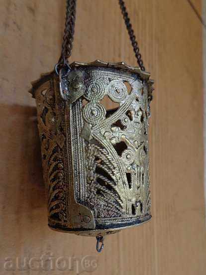 Old bronze candlestick, icon, religion, cross - 5 Old bronze candlestick, icon, religion, cross - 5