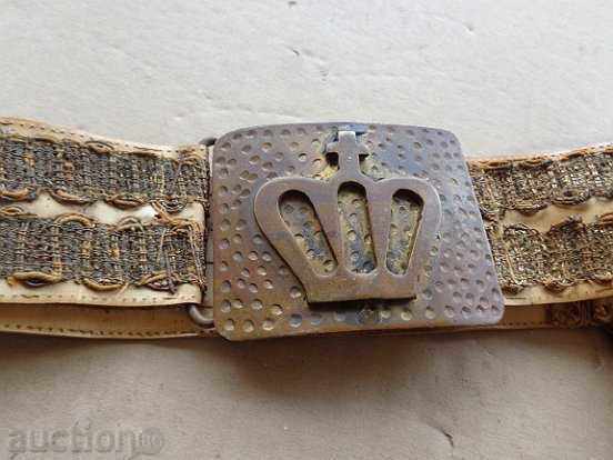 Professional parade belt with crocodile carriers, saber crown with price 98.00 BGN | € 50.11 Professional parade belt with crocodile carriers, saber crown with price 98.00 BGN | € 50.11