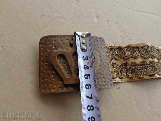 Delivery of Professional parade belt with crocodile carriers, saber crown Delivery of Professional parade belt with crocodile carriers, saber crown