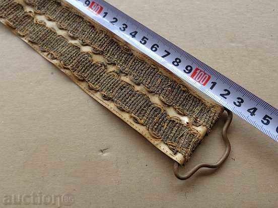 Professional parade belt with crocodile carriers, saber crown - 6 Professional parade belt with crocodile carriers, saber crown - 6