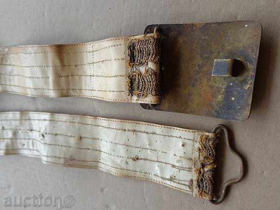 Professional parade belt with crocodile carriers, saber crown - 7 Professional parade belt with crocodile carriers, saber crown - 7