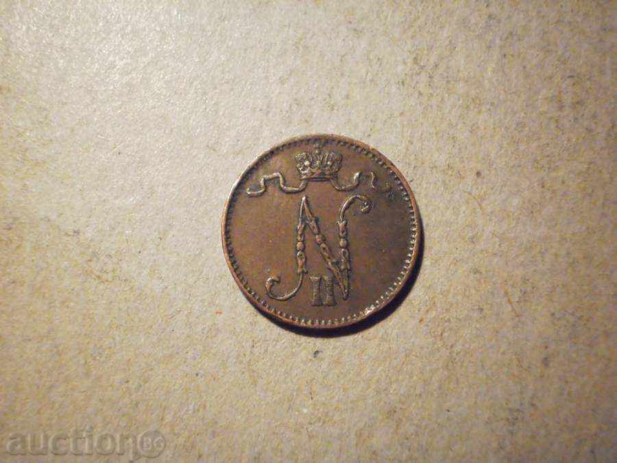 Russia Nikolay II 1 Penniä 1909 Russia for Finland with price € 7.67 | 15.00 BGN