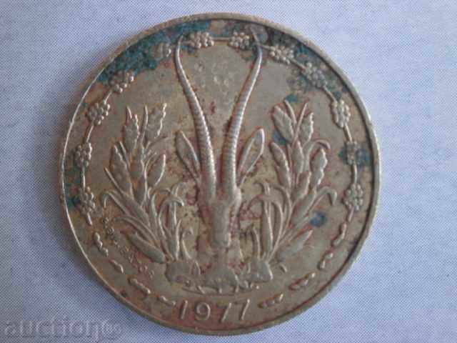 Auction West African States, Benin, 10 francs, 1977, 57W Auction West African States, Benin, 10 francs, 1977, 57W