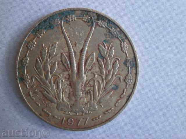 Delivery of West African States, Benin, 10 francs, 1977, 57W Delivery of West African States, Benin, 10 francs, 1977, 57W