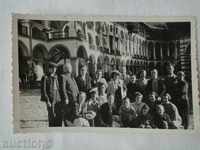 Old photo in the yard of Rila Monastery 1938 K15
