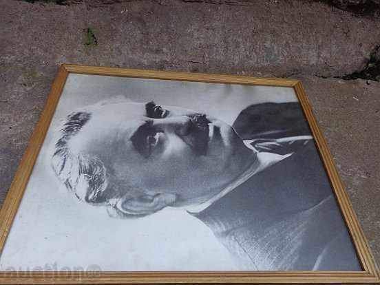 Auction  Soch picture in frame, portrait of Georgi Dimitrov