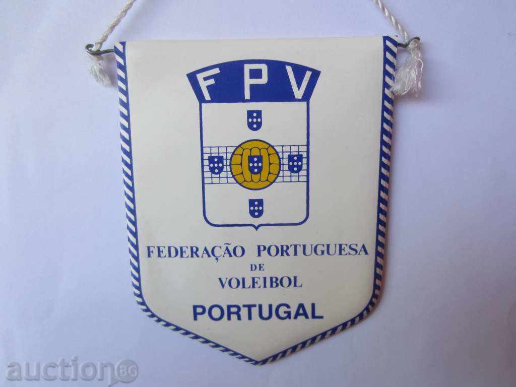 Auction  VOLLEYBALL-FLAG-PORTUGUESE VOLLEYBALL FEDERATION