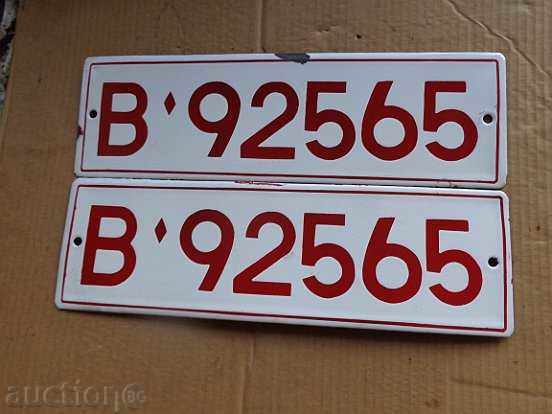 Delivery of Enamelled military numbers, plate plaque Delivery of Enamelled military numbers, plate plaque