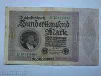 100.000 de mărci Germania 1923