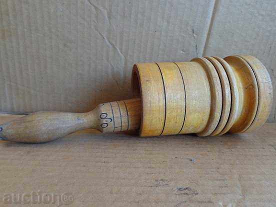 Old wooden mortar with hammer, mortar, wooden - 7 Old wooden mortar with hammer, mortar, wooden - 7