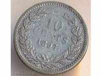 Холандия 5 цента 1897 година, сребърна
