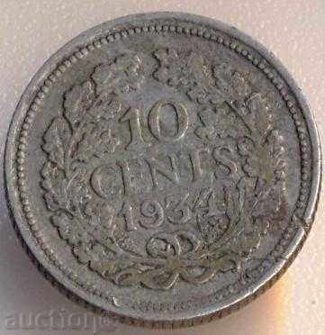 Olanda 5 cenți 1934 de argint