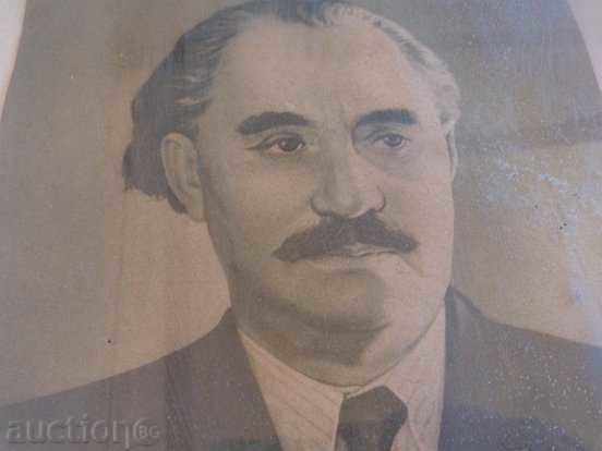 Soch picture in frame, portrait of Georgi Dimitrov - 5 Soch picture in frame, portrait of Georgi Dimitrov - 5
