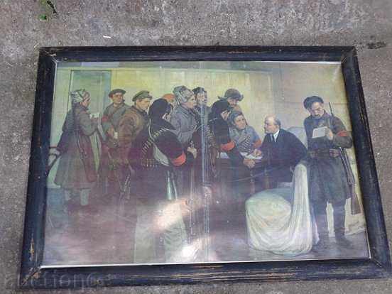 Sat photo framed, portrait, poster, propaganda Lenin - 5 Sat photo framed, portrait, poster, propaganda Lenin - 5