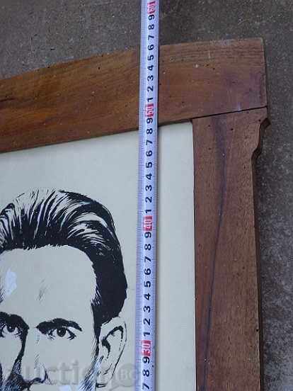 Delivery of Social photo in a frame, portrait, poster Nikola Vaptsarov Delivery of Social photo in a frame, portrait, poster Nikola Vaptsarov