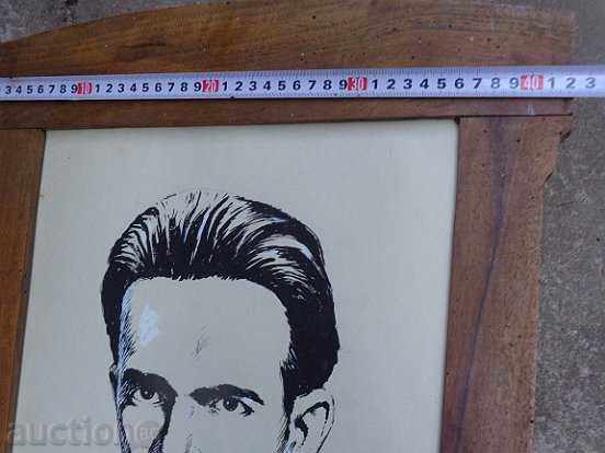 Social photo in a frame, portrait, poster Nikola Vaptsarov - 5 Social photo in a frame, portrait, poster Nikola Vaptsarov - 5