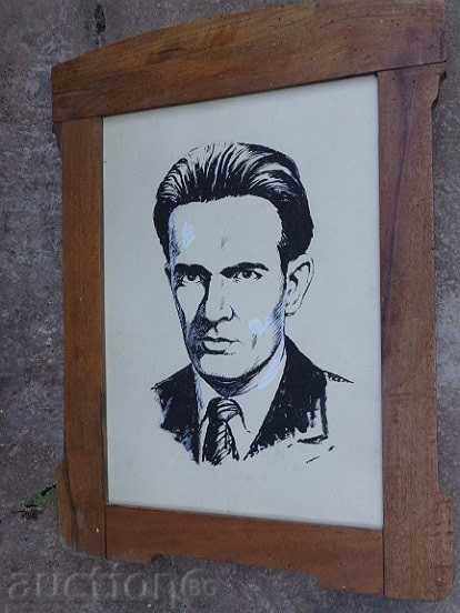 Social photo in a frame, portrait, poster Nikola Vaptsarov - 6 Social photo in a frame, portrait, poster Nikola Vaptsarov - 6
