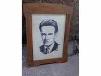 Fotografie socială în ramă, portret, afiș Nicolae Vapțarov