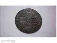 Elveția 1 Batts 1830. Foarte rare monede