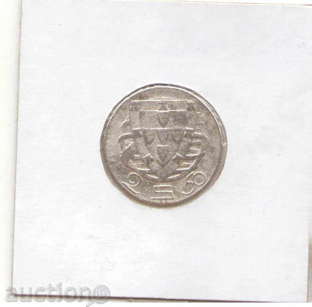 ++Πορτογαλία-2,50 εσκούδο-1932-KM# 580-ασήμι