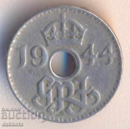 English New Guinea 3 pence 1944