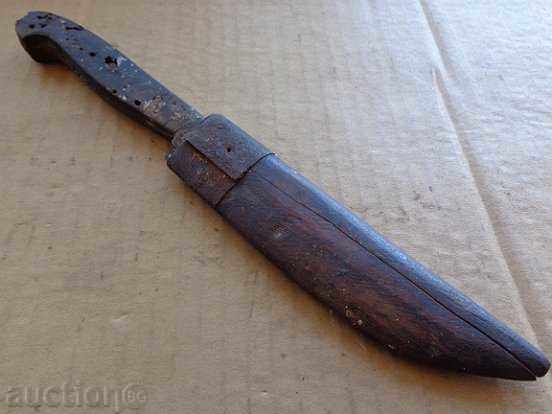 Auction Old shepherd knife with kennel, dagger, karaoke, Auction Old shepherd knife with kennel, dagger, karaoke,