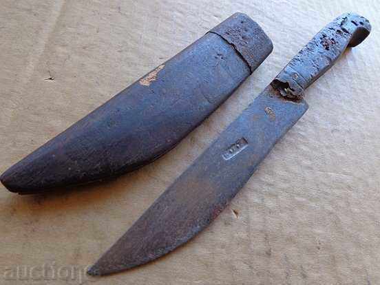 Old shepherd knife with kennel, dagger, karaoke, - 6 Old shepherd knife with kennel, dagger, karaoke, - 6
