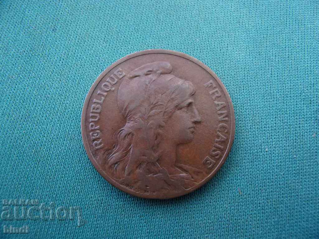 Franța 10 Santim 1913 Moneda Rare cu preț € 3.07 | 6.00 BGN