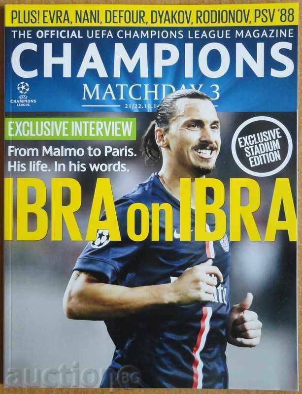 Football Champions League magazine, Matchday 3 - 2014, Ludogorets