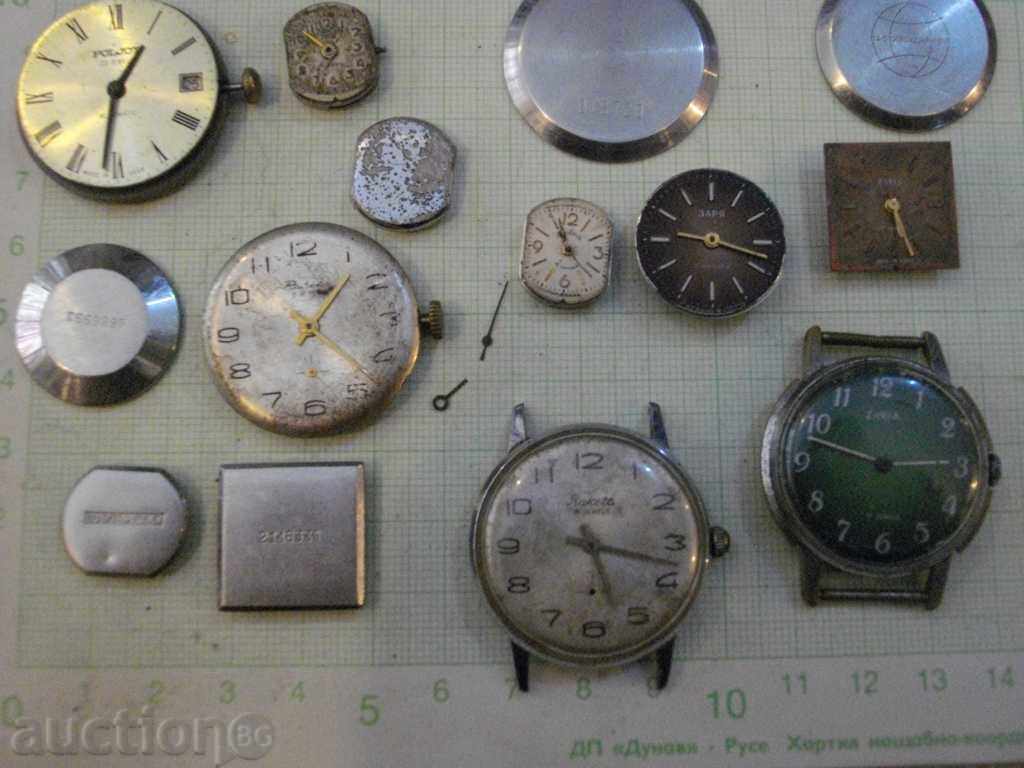 Delivery of Lot of mechanical watches and parts for them Delivery of Lot of mechanical watches and parts for them