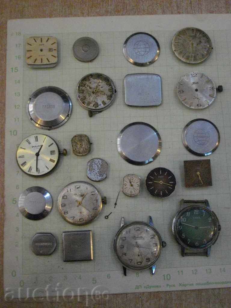 Lot de ceasuri și componente mecanice ale acestora