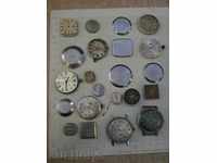 Lot of mechanical watches and parts for them
