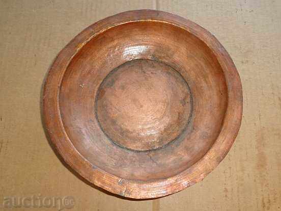 Old copper sahan, baker, pan, plate, tray, tray with price 33.00 BGN | € 16.87 Old copper sahan, baker, pan, plate, tray, tray with price 33.00 BGN | € 16.87