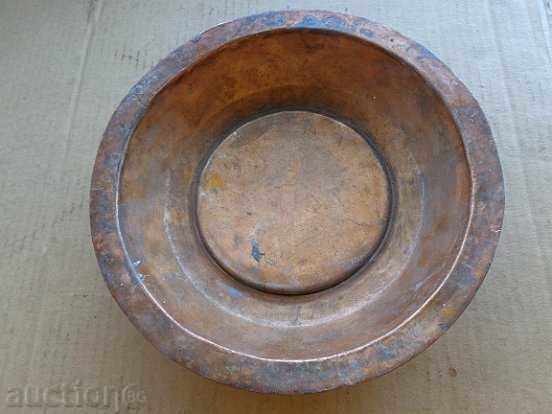 Old copper sahan, baker, pan, plate, tray, tray