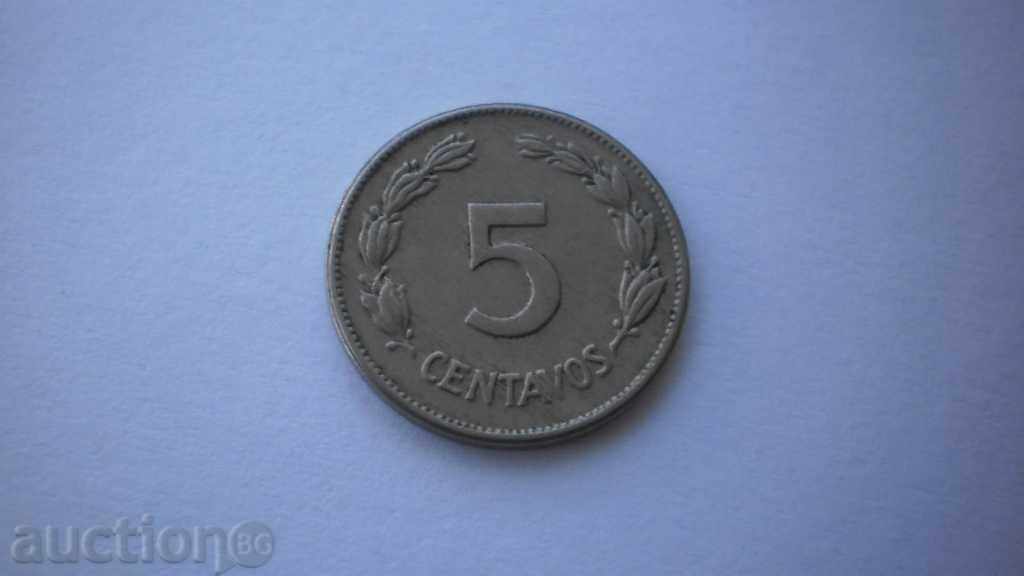 Ecuador 5 Tsentavo 1946 Rare monede cu preț € 1.53 | 2.99 BGN