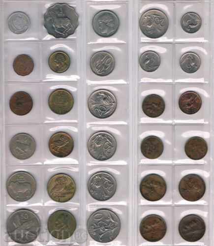 Lot 29 coins of Botswana, South Africa and Greece with price 53.00 BGN | € 27.10 Lot 29 coins of Botswana, South Africa and Greece with price 53.00 BGN | € 27.10