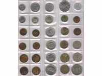 Lot 29 coins of Botswana, South Africa and Greece