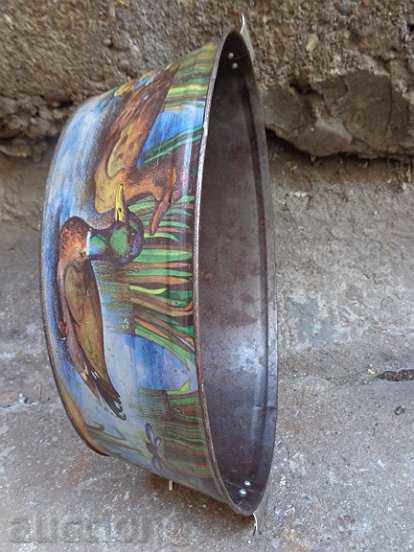 Children's tin toy basin pot painted vessel USSR - 6