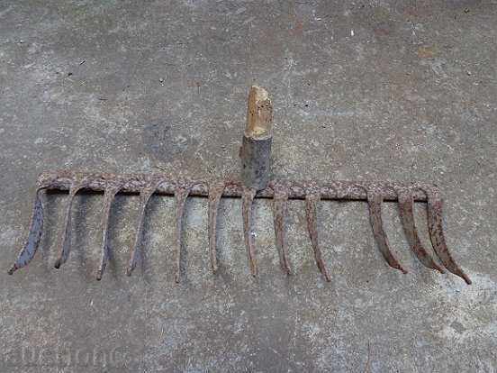 Hand forged hammer, wrought iron, tool