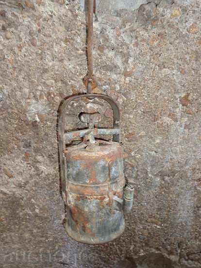 Auction Old carbide mining lamp, projector, lantern Auction Old carbide mining lamp, projector, lantern