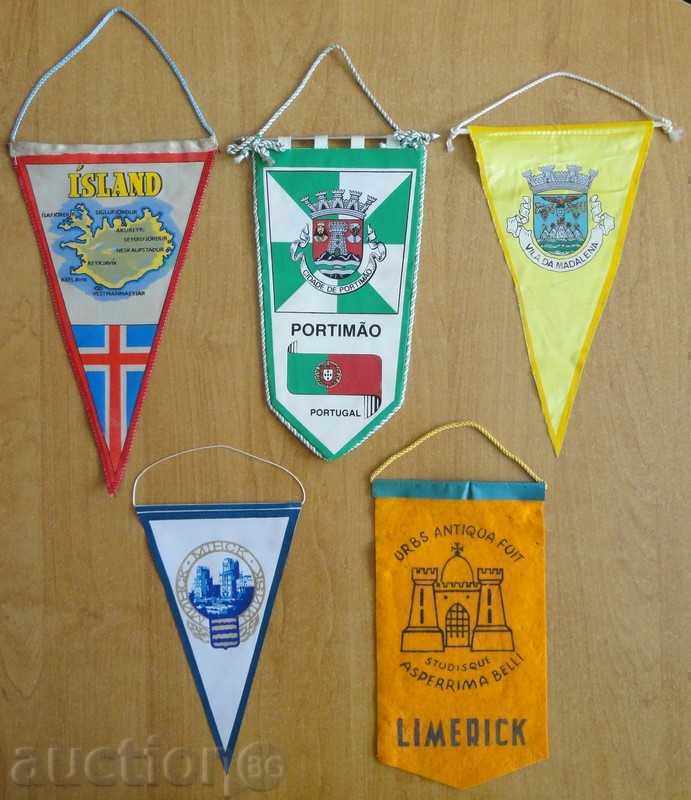 5 city flags
