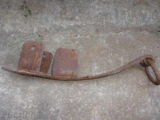 Hand forged wagon brake, wrought iron with price 39.00 BGN | € 19.94 Hand forged wagon brake, wrought iron with price 39.00 BGN | € 19.94