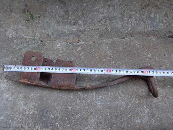 Auction Hand forged wagon brake, wrought iron Auction Hand forged wagon brake, wrought iron