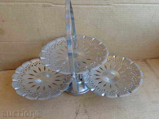 Folding salt fruit bowl, household pot, chrome tray - 7 Folding salt fruit bowl, household pot, chrome tray - 7