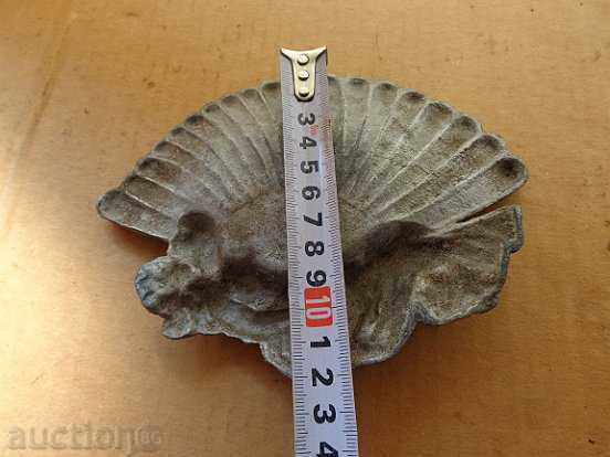 Old aluminum ashtray - 6 Old aluminum ashtray - 6