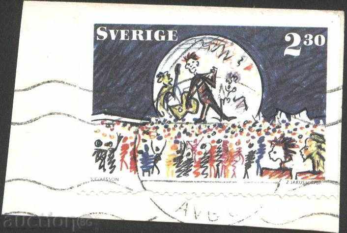 Клеймована марка Комикс Рок концерт 1989  от Швеция