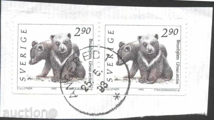 μάρκα Kleymovana Πανίδα αρκούδες 1993 από τη Σουηδία